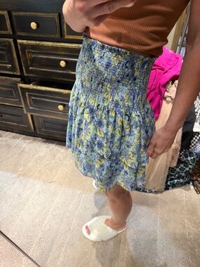 Ramy Brook Darla Daisy Printed Mini Skirt